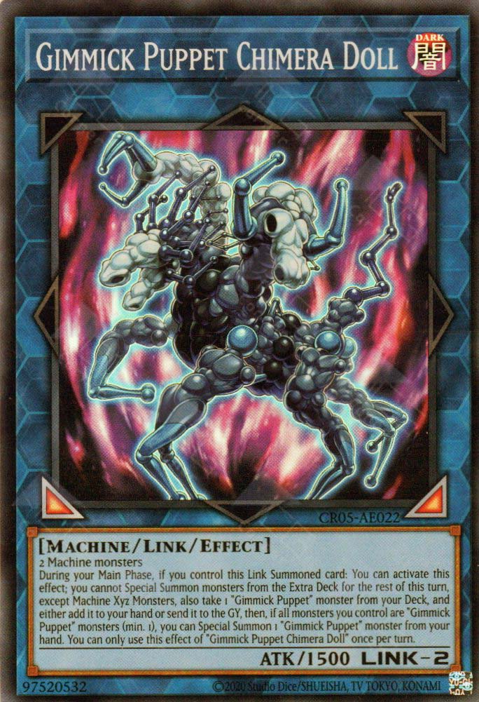 yugioh doll cards CR05-AE022 Gimmick Puppet Chimera Doll (SR)
