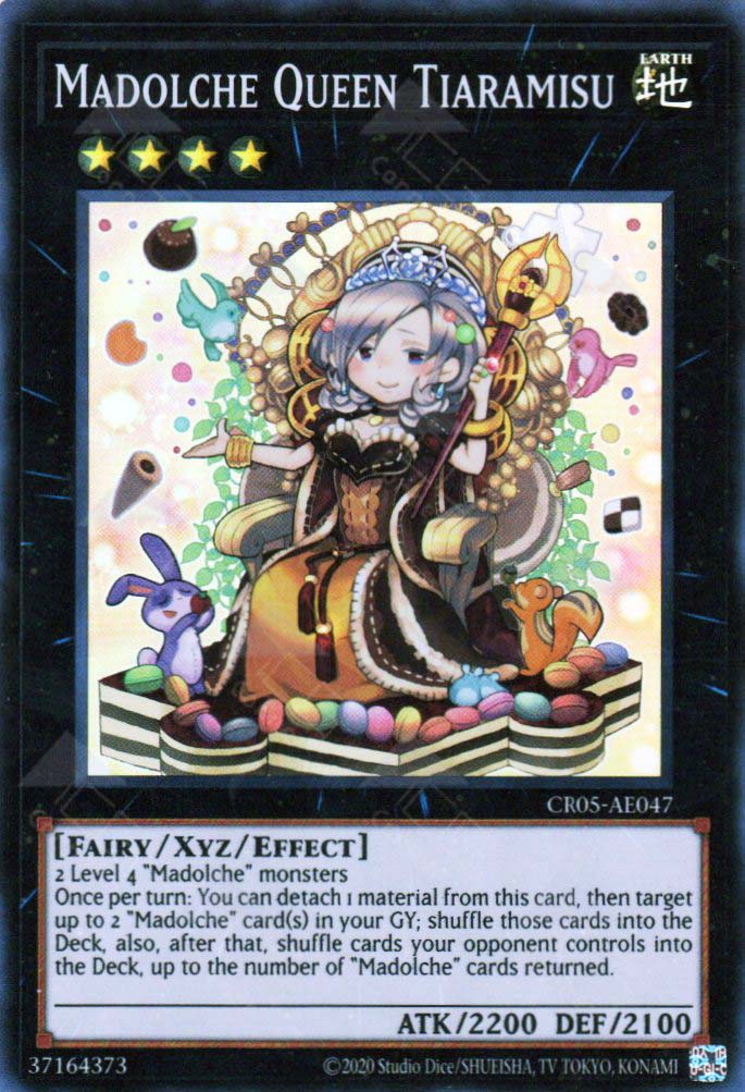 CR05-AE047 Madolche Queen Tiaramisu (SR) TCG Corner CR05-AE047 Madolche Queen Tiaramisu (SR) TCG Corner