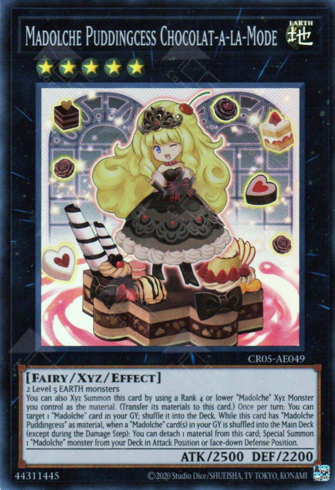 YuGiOh Duel Overload Ultra Rare Madolche Puddingcess Chocolat-a-la-Mode DUOV-EN082 YuGiOh Duel Overload Ultra Rare Madolche Puddingcess Chocolat-a-la-Mode DUOV-EN082