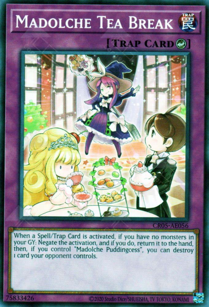 scan yugioh cards CR05-AE056 Madolche Tea Break (N) – TCG Corner