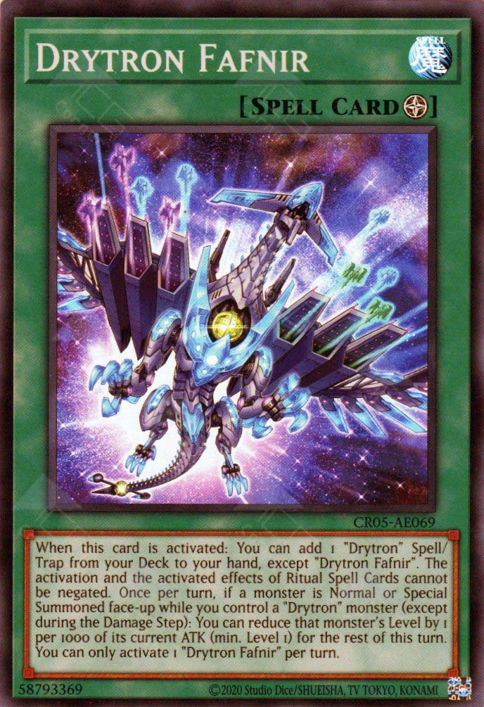 yugioh drytron cards Card Drytron Meteor Shower DBGI-KR036 Korean Ver Common K-TCG You can only activate 1 Drytron Nova per turn. Meteonis Drytron (CR) - Genesis