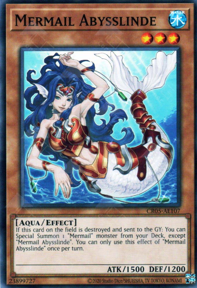 yugioh mermail deck 2020 YuGiOh Abyss Rising Mermail Abysslinde ABYR-EN014