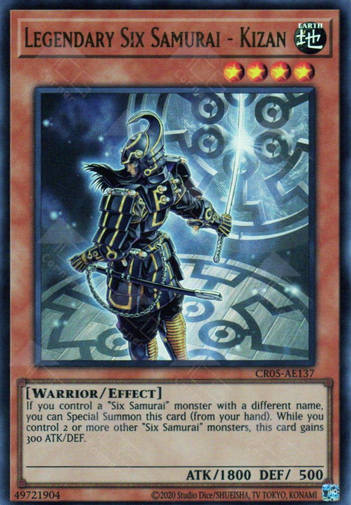 YuGiOh Spirit Warriors Legendary Six Samurai - Kizan SPWA-EN010 YuGiOh Spirit Warriors Legendary Six Samurai - Kizan SPWA-EN010