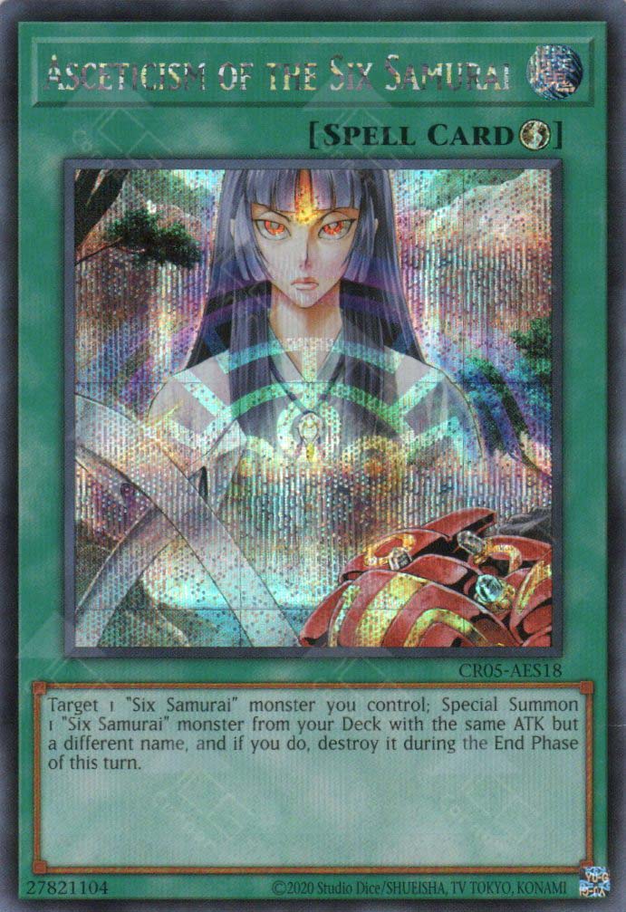CR05-AES18 Asceticism of the Six Samurai (SER) – TCG Corner