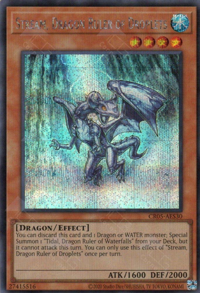 CR05-AES30 Stream, Dragon Ruler of Droplets (SER) – TCG Corner