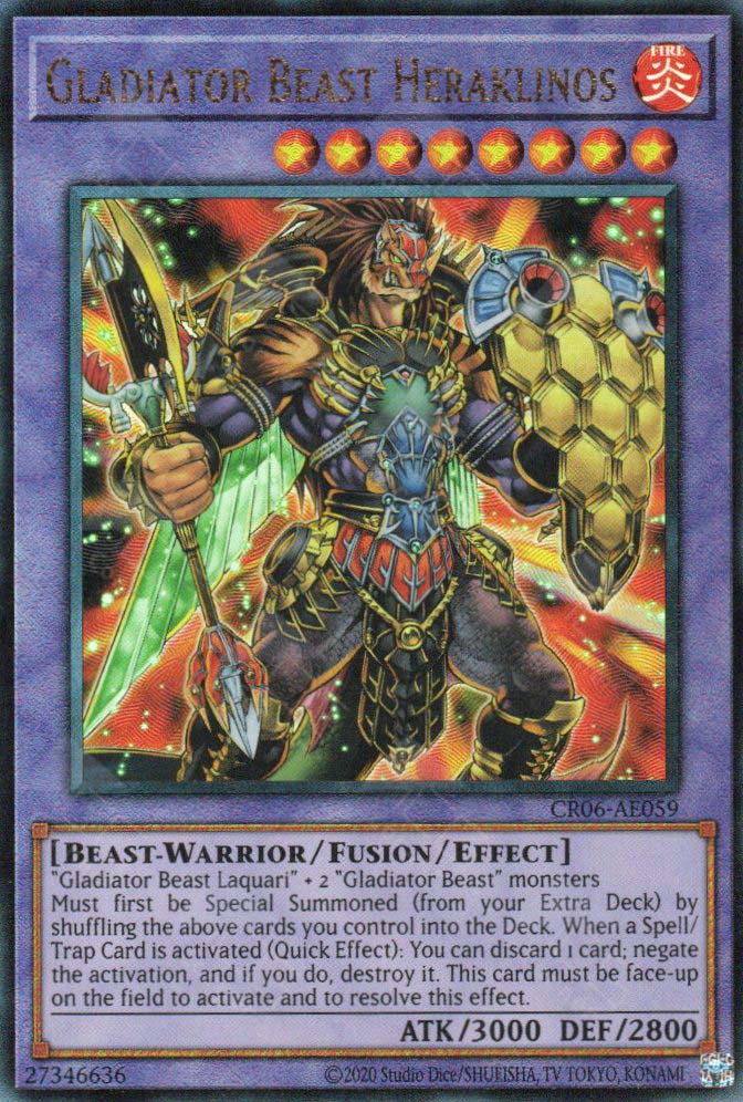 CR06-AE059 Gladiator Beast Heraklinos (UL) TCG Corner CR06-AE059 Gladiator Beast Heraklinos (UL) TCG Corner