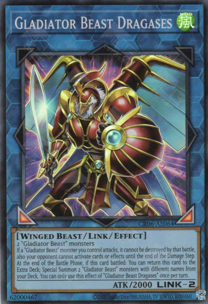 YuGiOh Cybernetic Horizon Gladiator Beast Dragacius CYHO-EN099