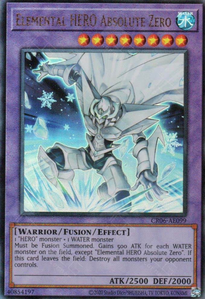 CR06-AE099 Elemental HERO Absolute Zero (UL) TCG Corner CR06-AE099 Elemental HERO Absolute Zero (UL) TCG Corner