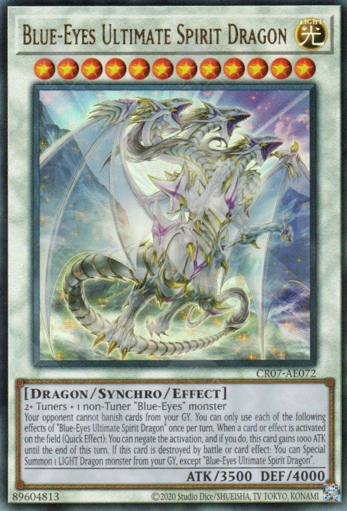 CR07-AE072 Blue-Eyes Ultimate Spirit Dragon (UL) CR07-AE072 Blue-Eyes Ultimate Spirit Dragon (UL)