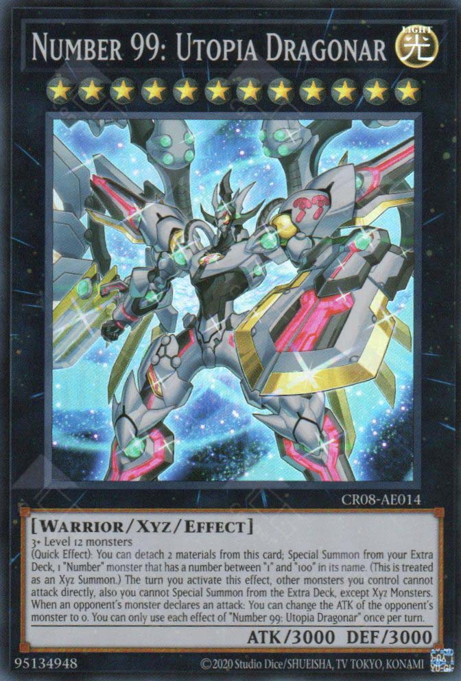 CR08-AE014 Number 99: Utopia Dragonar (SR) – TCG Corner