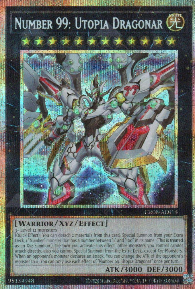 all utopia xyz monsters CR08-AE014 Number 99: Utopia Dragonar (PSER) – TCG Corner