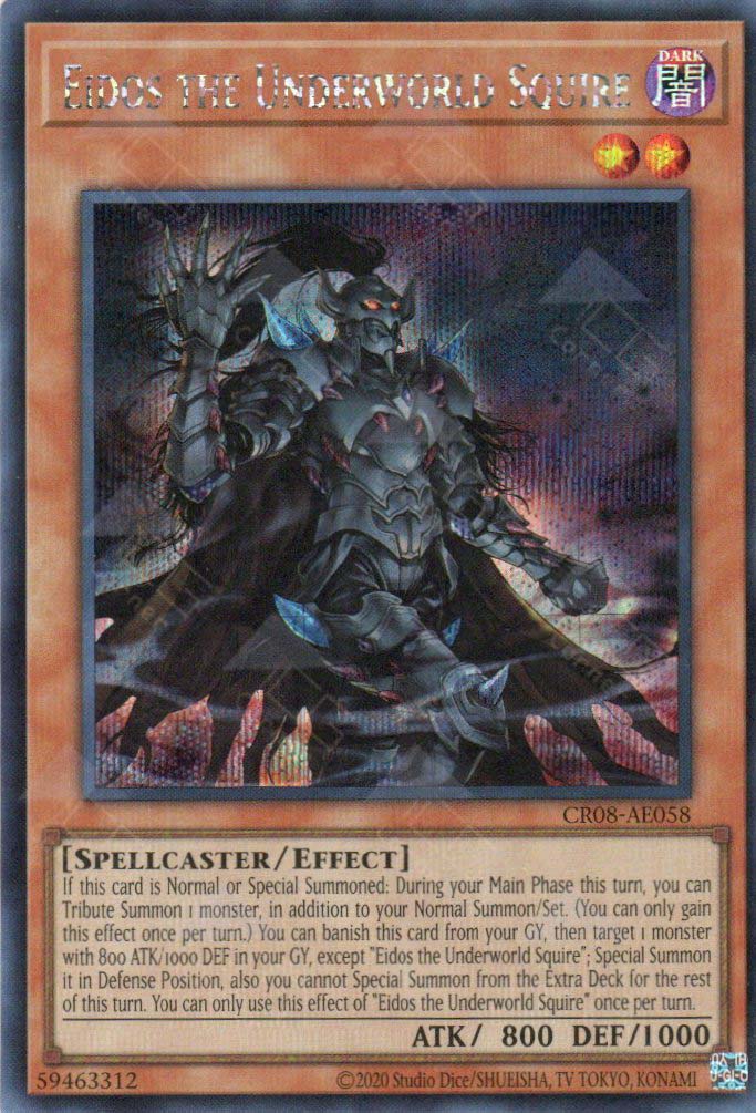 CR08-AE058 Eidos the Underworld Squire (SER) – TCG Corner