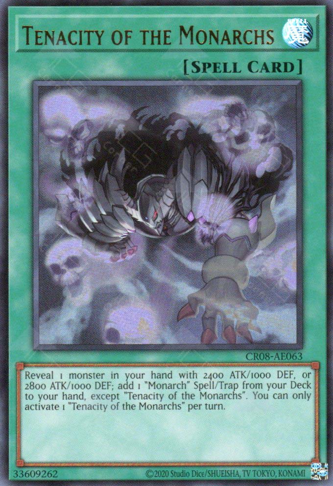 CR08-AE063 Tenacity of the Monarchs (UR) – TCG Corner