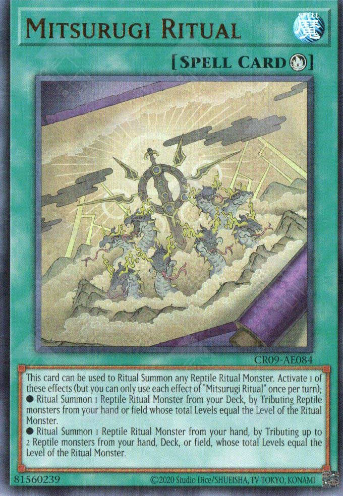 CR09-AE084 Mitsurugi Ritual (UR) – TCG Corner