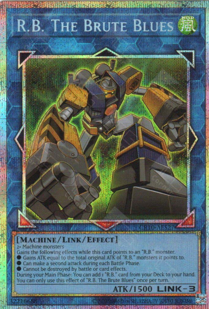 cr 10 monsters CR10-AES27 R.B. The Brute Blues (PSER) – TCG Corner