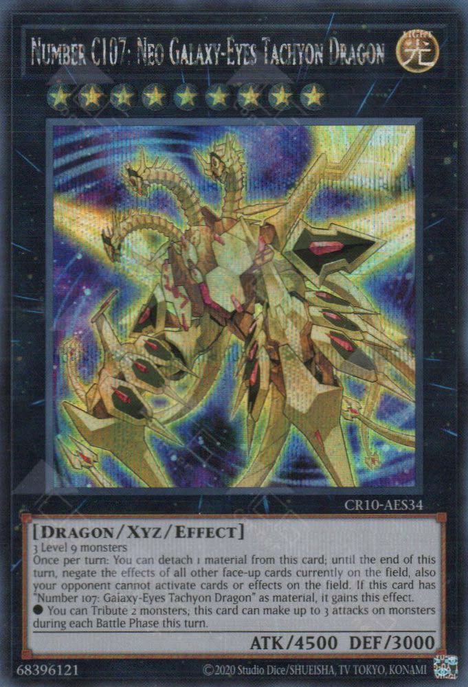CR10-AES34 Number C107: Neo Galaxy-Eyes Tachyon Dragon (SER) – TCG