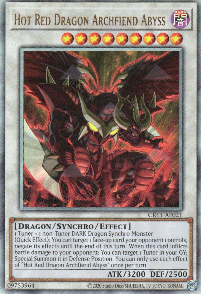 yugioh hot red dragon archfiend deck CR11-AE021 Hot Red Dragon Archfiend Abyss (UL) – TCG Corner