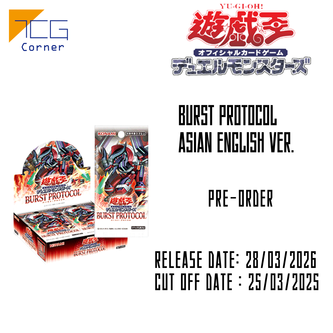 Yu-Gi-Oh! Booster pack- 1303 BURST PROTOCOL Booster (AE) Second Pre-Or – TCG Corner