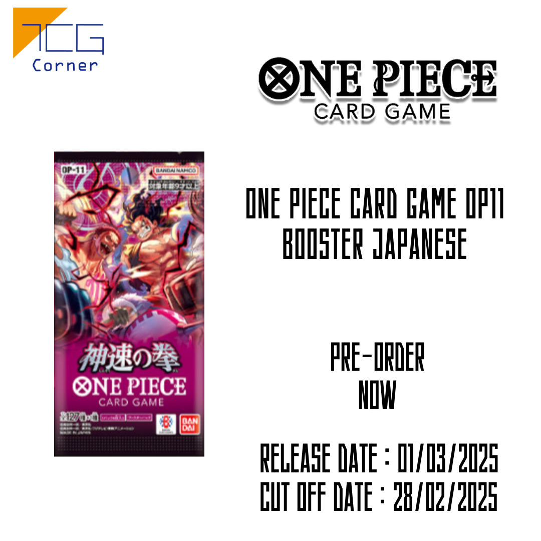 one piece card game op 11 One Piece Card Game OP11 Booster Japanese Second Pre-Order – TCG Corner
