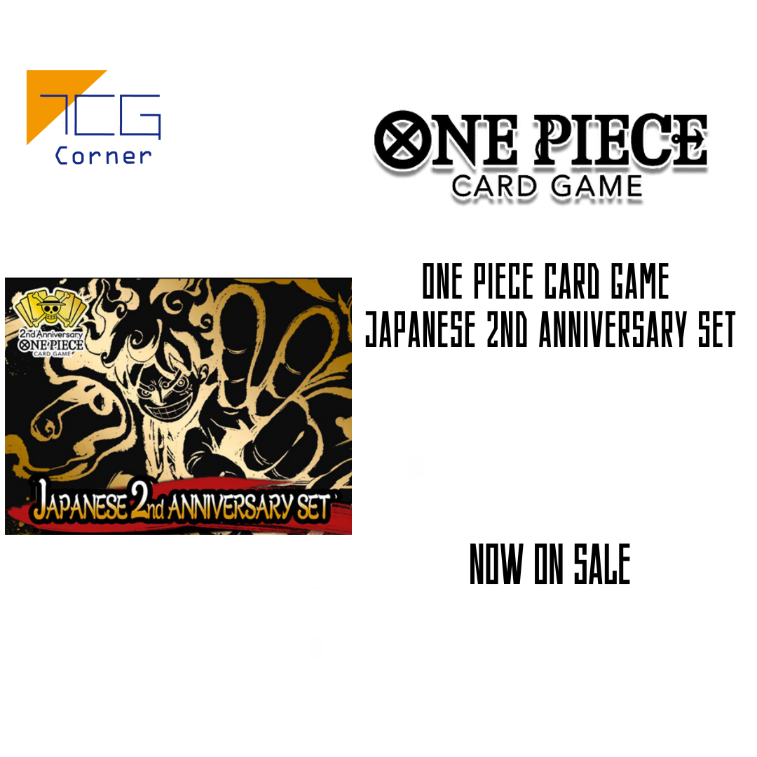 One Piece Card Game Japanese 2nd Anniversary Set – TCG Corner One Piece Card Game Japanese 2nd Anniversary Set – TCG Corner