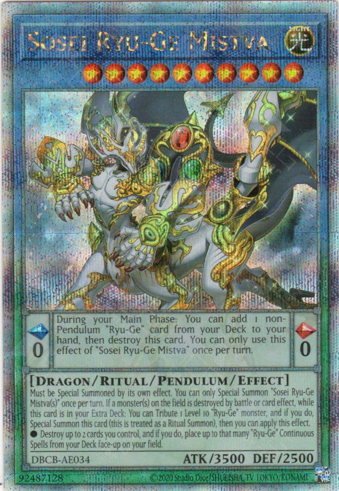 DBCB-AE034 Sosei Ryu-Ge Mistva (QCSR) TCG Corner DBCB-AE034 Sosei Ryu-Ge Mistva (QCSR) TCG Corner
