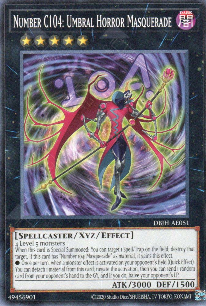 yugioh umbral horror deck DBJH-AE051 Number C104: Umbral Horror Masquerade (N) – TCG Corner