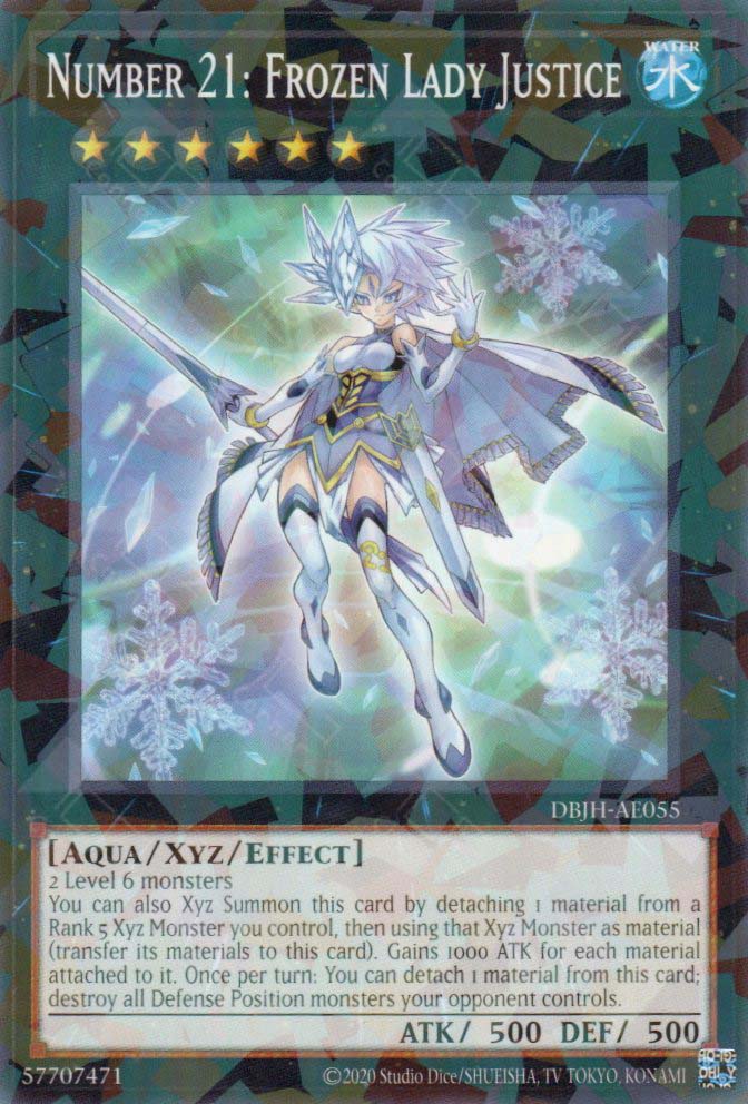 DBJH-AE055 Number 21: Frozen Lady Justice (P-N) – TCG Corner
