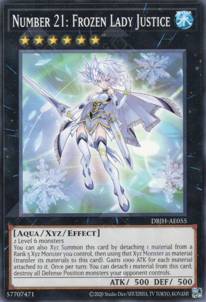 DBJH-AE055 Number 21: Frozen Lady Justice (N) – TCG Corner
