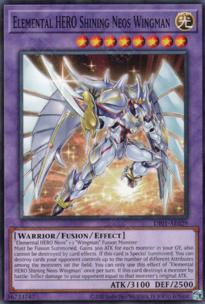 DI01-AE029 Elemental HERO Shining Neos Wingman (N) TCG Corner DI01-AE029 Elemental HERO Shining Neos Wingman (N) TCG Corner