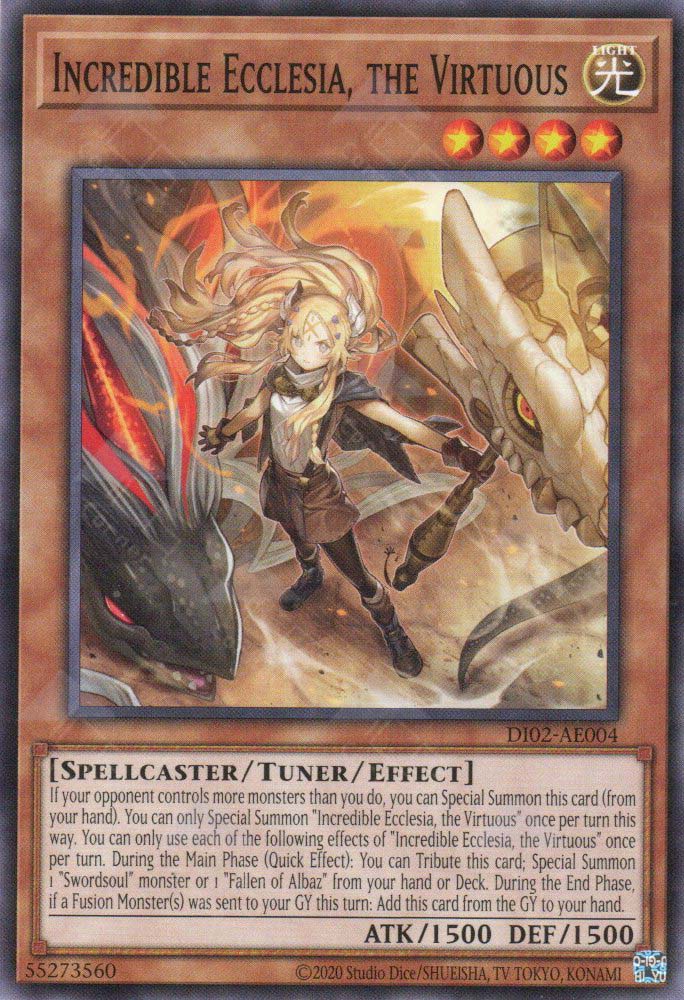 DI02-AE004 Incredible Ecclesia, the Virtuous (N) – TCG Corner