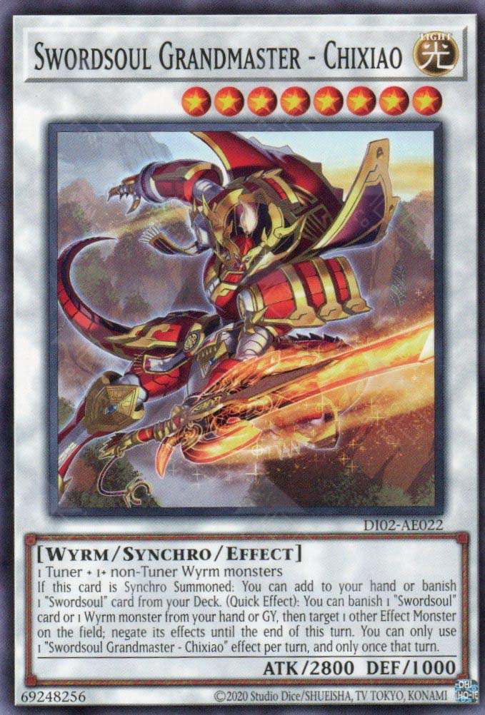 level 12 synchro monsters DI02-AE022 Swordsoul Grandmaster