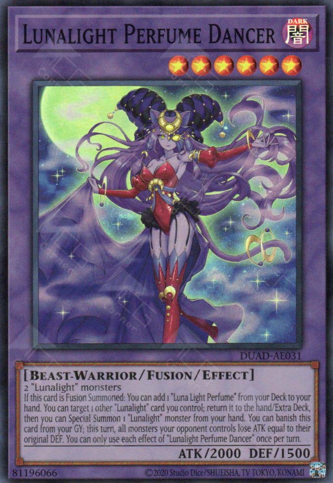 yugioh cologne new card smell DUAD-AE031 Lunalight Perfume Dancer (SR) – TCG Corner Anti-Spell Fragrance (PCR) - 25th
