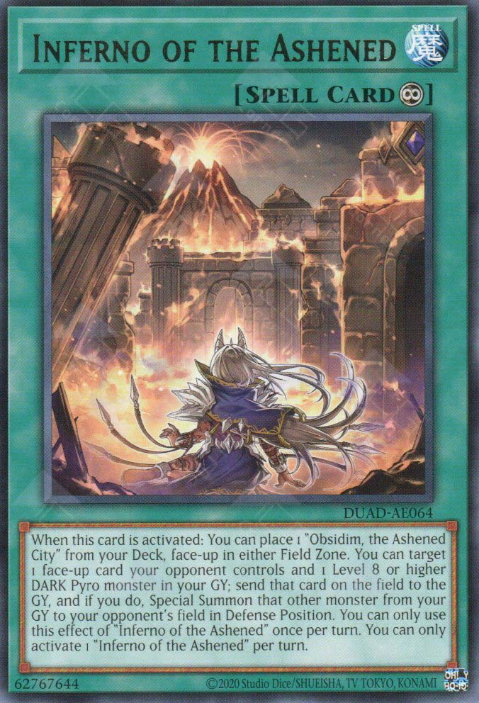 yugioh ashened city deck Extinguishing the you can Special Summon it from your Deck instead. Pure Ashened Decklist (Mid January you can Special Summon it from your Deck instead. YGOrganization | Reignite A Dying