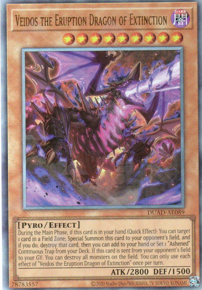 DUAD-AE089 Veidos the Eruption Dragon of Extinction (UL) – TCG Corner