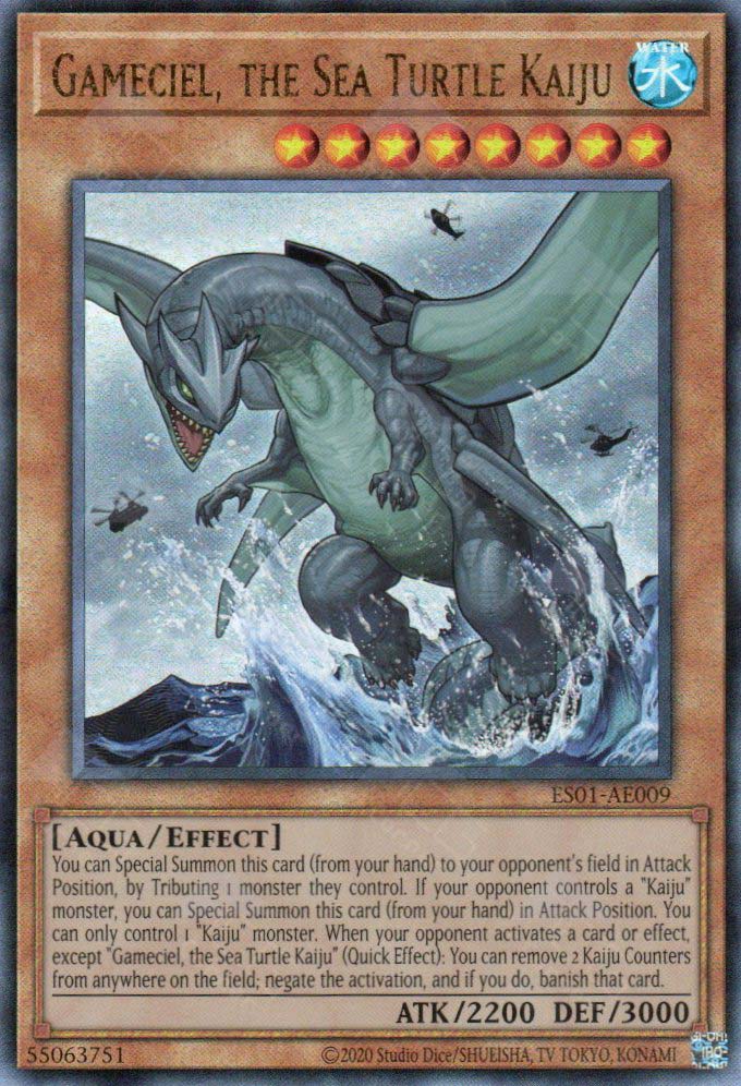 ES01-AE009 Gameciel, the Sea Turtle Kaiju (UL) TCG Corner ES01-AE009 Gameciel, the Sea Turtle Kaiju (UL) TCG Corner