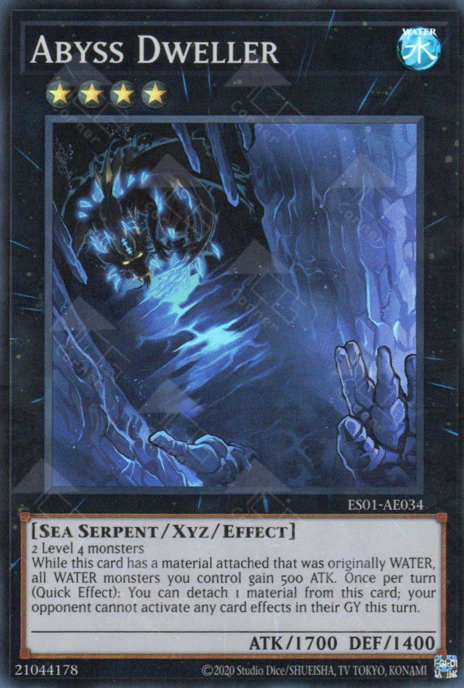 yugioh abyss cards ES01-AE034 Abyss Dweller (SR) – TCG Corner