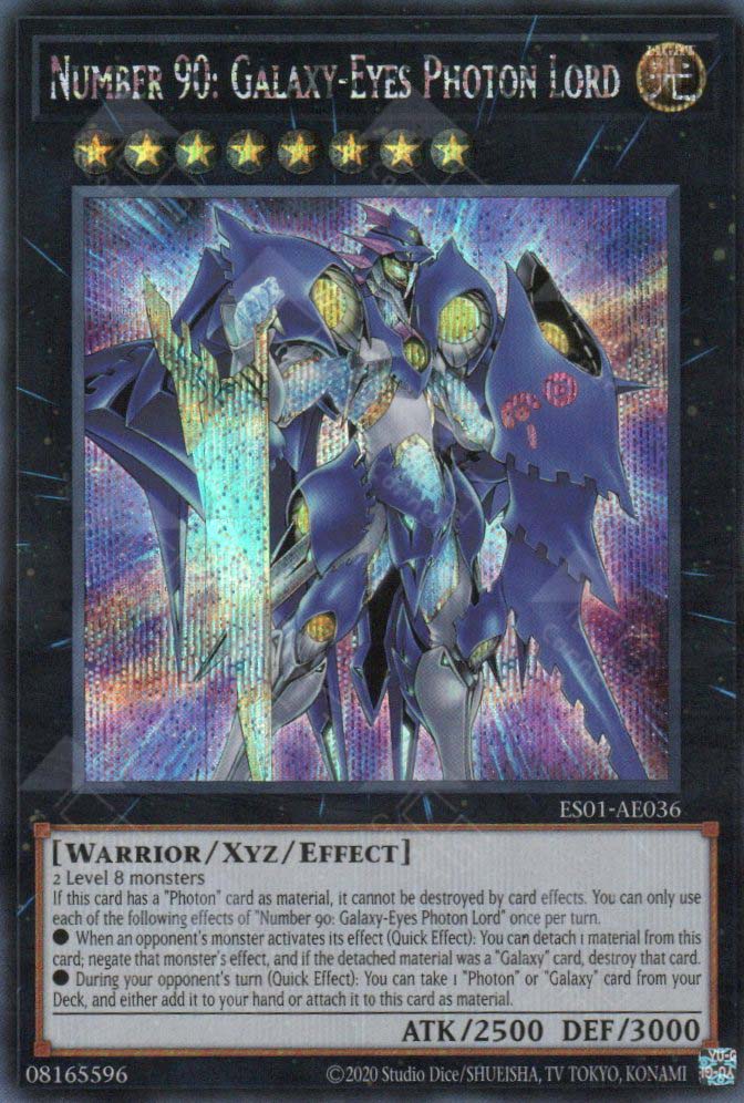 ES01-AE036 Number 90: Galaxy-Eyes Photon Lord (SER) ES01-AE036 Number 90: Galaxy-Eyes Photon Lord (SER)