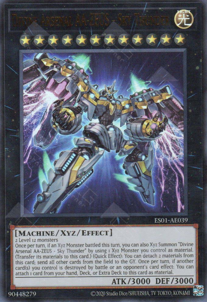 YuGiOh 2021 Tin of Ancient Battles Ultra Rare Divine Arsenal AA-ZEUS - Sky Thunder MP21-EN195 YuGiOh 2021 Tin of Ancient Battles Ultra Rare Divine Arsenal AA-ZEUS - Sky Thunder MP21-EN195