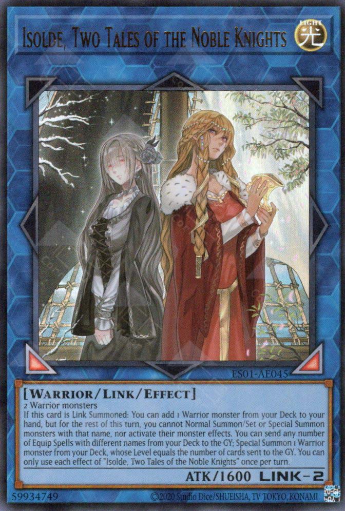 yugioh noble knight cards YuGiOh Soul Fusion Isolde, Two Tales of the Noble Knights SOFU-ENSE1