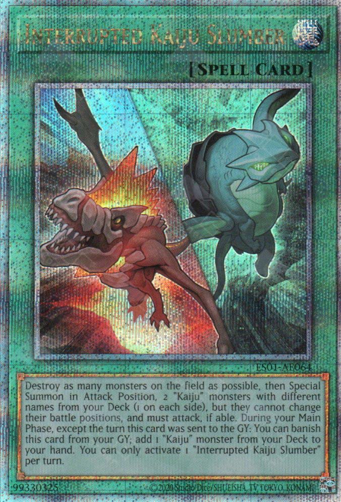 ES01-AE064 Interrupted Kaiju Slumber (QCSR) – TCG Corner