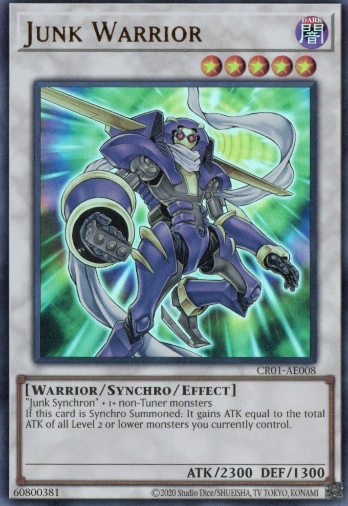 yugioh junk warrior starter deck CR01-AE008 Junk Warrior (UR) – TCG Corner