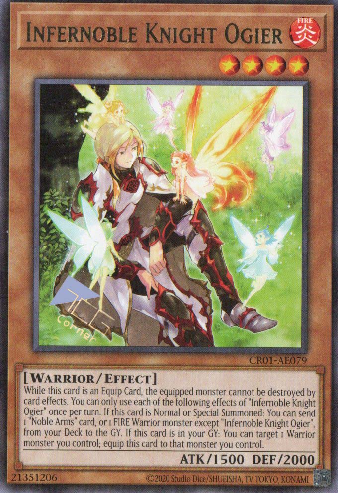 yugioh infernoble knight deck YuGiOh 2021 Tin of Ancient Battles Infernoble Knight Ogier Mp21-en109