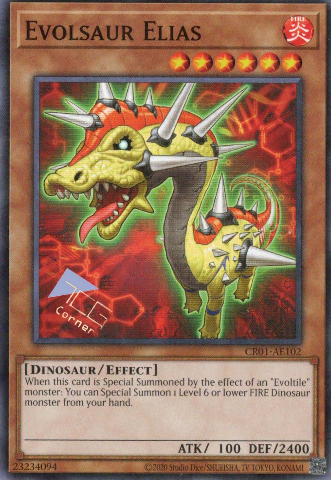 yugioh evolsaur cards CR01-AE102 Evolsaur Elias (N) – TCG Corner