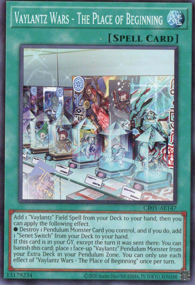 YuGiOh Tactical Masters Collector's Rare Vaylantz Wars