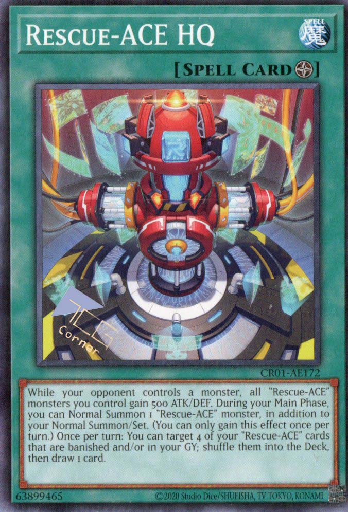 CR01-AE172 Rescue-ACE HQ (N) – TCG Corner