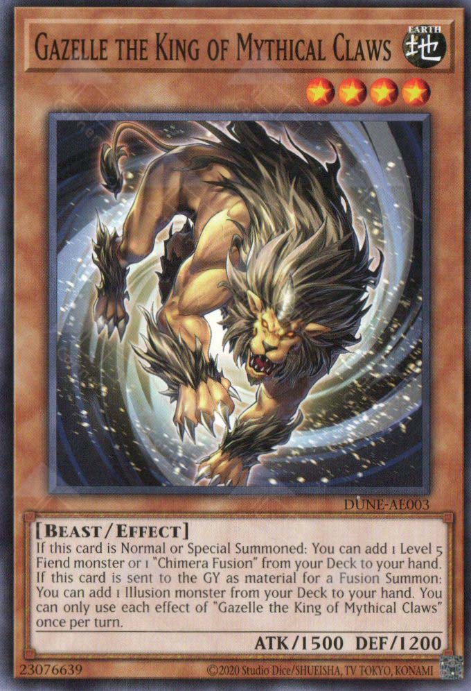 DUNE-AE003 Gazelle the King of Mythical Claws (N) DUNE-AE003 Gazelle the King of Mythical Claws (N)