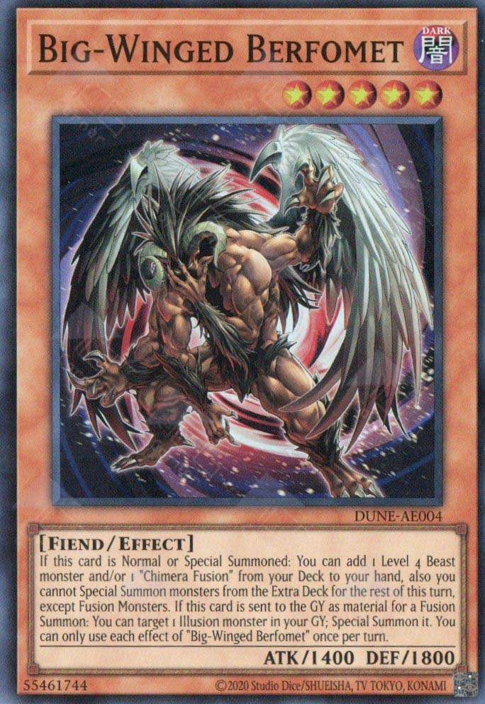 DUNE-AE004 Big-Winged Berfomet (SR) TCG Corner DUNE-AE004 Big-Winged Berfomet (SR) TCG Corner