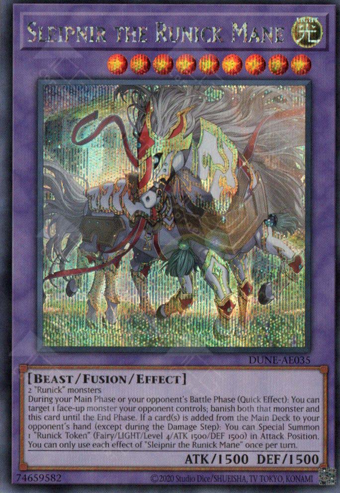 DUNE-AE035 Sleipnir the Runick Mane (SER) – TCG Corner