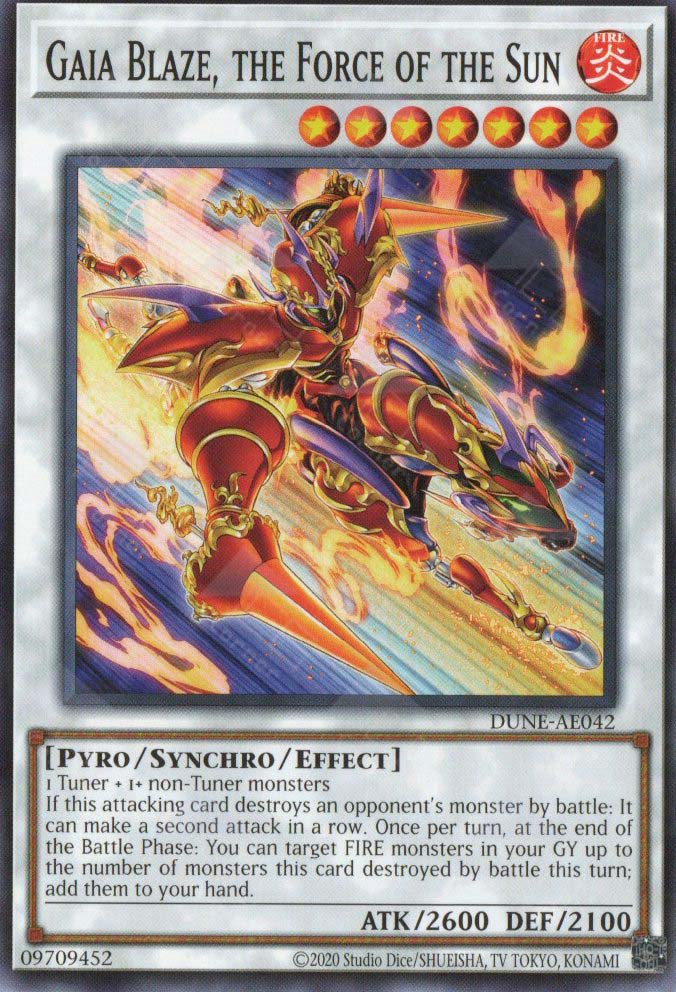 DUNE-AE042 Gaia Blaze, the Force of the Sun (N) – TCG Corner