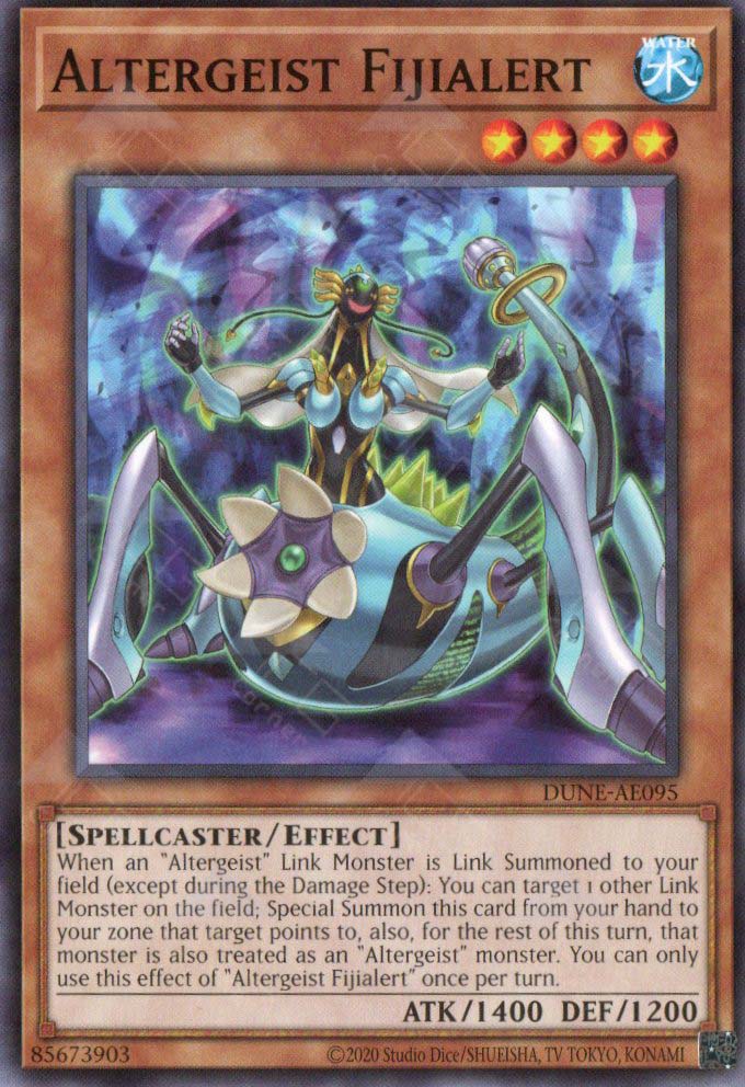 altergeist monsters DUNE-AE095 Altergeist Fijialert (N)